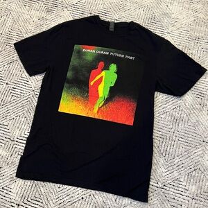 Duran Duran Future Past Black T-Shirt with Colorful Graphic